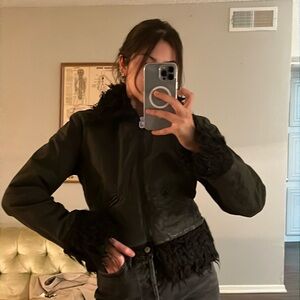 VTG DIESEL fur trim jacket✨✨